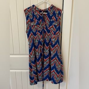 New Direction Petite. Summer Dress with belt. Size Large